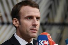 Emmanuel Macron s'adresse à la presse le 25 novembre 2018 à Bruxelles