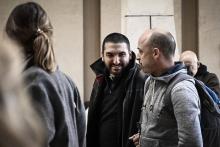 Le trompettiste franco-libanais Ibrahim Maalouf arrive au tribunal de Créteil le 9 novembre 2018