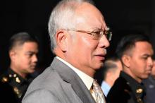 L'ancien Premier ministre malaisien Najib Razak au tribunal de Kuala Lumpur le 25 octobre 2018
