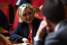 Marine Le Pen, à l'Assemblée nationale le 27 novembre 2018 à Paris