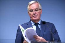 Le négociateur européen pour l'UE sur le Brexit Michel Barnier à Helsinki en Finlande le 7 novembre 2018