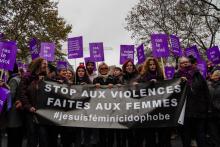Manifestaion contre les violences faites aux femmes, le 24 novembre 2018 à Paris