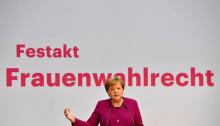 La chancelière allemande Angela Merkel à Berlin, le 12 novembre 2018