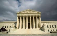 La Cour suprême des Etats-Unis, à Washington