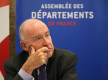 Le président de l'Assemblée des départements de France (ADF), Dominique Bussereau, le 3 juillet 2018