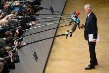 Le négociateur de l'UE pour le Brexit Michel Barnier, à Bruxelles, le 25 novembre 2018