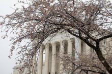 La Cour suprême à Washington, photographiée le 14 mars 2017
