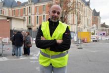 Frank Buhler, un des initiateurs du mouvement des "gilets jaunes", à Montauban, le 21 novembre 2018