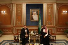 Le secrétaire d'Etat américain Mike Pompeo avait rencontré le prince héritier saoudien Mohammed ben Salmane le 16 octobre à Ryad