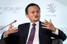 Jack Ma, le fondateur du géant chinois du commerce électronique Alibaba, au siège de l'OMC à Genève le 2 octobre 2018