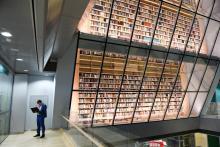 La bibliothèque nationale de Lettonie, à Riga, le 16 novembre 2018