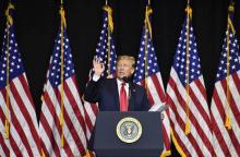 Le président américain Donald Trump, le 7 septembre 2018 à Sioux Falls, dans le Dakota du sud
