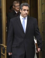 Michael Cohen quitte le tribunal fédéral à New York après sa condamnation, le 12 décembre 2018