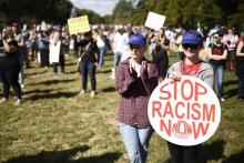 Manifestation contre le racisme à Washington, le 30 septembre 2017