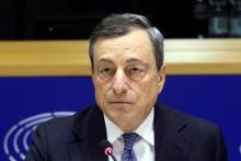 Le président de la Banque centrale européenne Mario Draghi. Photo prise le 26 novembre 2018.