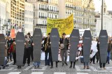 Manifestation à Marseille pour réclamer de meilleures conditions de logement le 10 décembre 2018