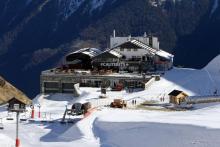 Vue de la station de ski de Cauterets dans les Hautes-Pyrénées, le 30 novembre 2016