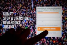 La pétition en ligne, à Rennes le 27 décembre 2018