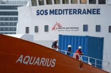 Le navire humantaire Aquarius, le 15 août 2018 à Senglea, à Malte