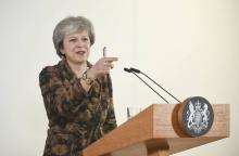 La Première ministre Theresa May lors d'une conférence de presse le 14 décembre 2018 à Bruxelles