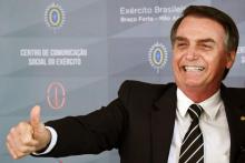 Le président élu du Brésil Jair Bolsonaro à Brasilia le 5 décembre 2018