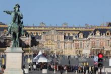 L'entrée du château de Versailles