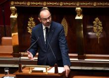 Edouard Philippe devant l'Assemblée nationale, à Paris le 5 décembre 2018