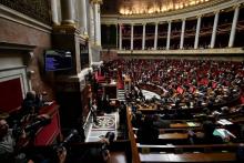 L'Assemblée nationale à Paris le 6 novembre 2018