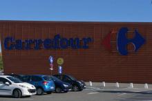 Une enseigne Carrefour à Toulouse, le 27 août 2018