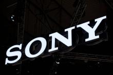Logo Sony à Barcelone le 1er mars 2017