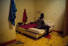 Un mineur migrant dans un foyer de Marseille le 10 janvier 2019