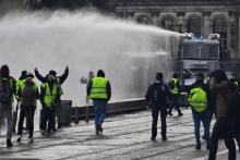 Affrontements entre "gilets jaunes" et forces de l'ordre à Bordeaux le 19 janvier 2019
