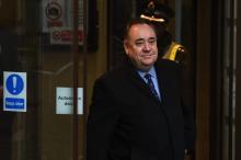 L'ex-chef du gouvernement écossais Alex Salmond, le 8 janvier 2019 à Edimbourg