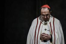Le cardinal français Philippe Barbarin, archevêque de Lyon, le 3 avril 2016 à la cathédrale Saint-Je