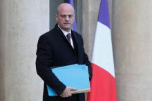 Le ministre de l'Education Jean-Michel Blanquer quitte le Palais de l'Elysée, le 19 décembre 2018