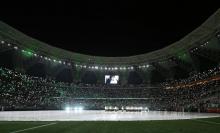 Vue du stade de Jeddah (Arabie Saoudite), prise le 1er mai 2014
