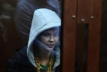 L'escort girl bélarusse Nastia Rybka, de son vrai nom Anastasia Vachoukevitch, le 19 janvier 2019 à Moscou