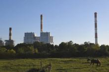 La centrale à charbon de Cordemais, le 28 septembre 2018 en Loire-Atlantique