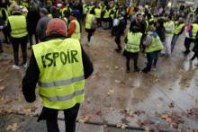 Une manifestation de gilets jaunes le 22 décembre 2018 à Lyon