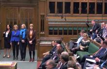 Les trois députées qui ont quitté le 20 février 2019 le Parti conservateur, sur une photo fournie par le Parlement britannique.