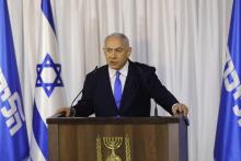 Le Premier ministre israélien Benjamin Netanyahu au conseil des ministres le 6 janvier 2019
