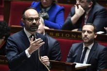 Edouard Philippe a l'Assemblée nationale lors des questions au gouvernement, le 13 février 2019