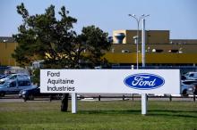 L'usine Ford à Blanquefort près de Bordeaux, 27 février 2018