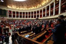 Ouverture de la session des questions au gouvernement à l'Assemblée nationale à Paris, le 19 février 2019