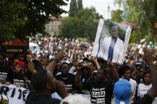 Manifestation en hommage à Adama Traoré à Beaumont-sur-Oise, le 22 juillet 2016