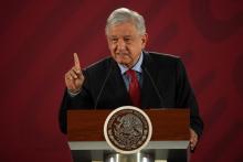 Le président mexicain Andrés Manuel Lopez Obrador, le 26 mars 2019 à Mexico