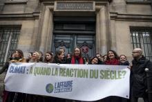 Manifestation des jeunes pour le climat, à Paris, le 8 mars 2019