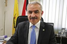 Mohammad Chtayyeh, nommé nouveau Premier ministre palestinien par le président Mahmoud Abbas, le 10 mars 2019 dans son bureau à Ramallah