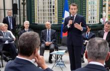 Emmanuel Macron à la préfecture de la Gironde à Bordeaux, le 1er mars 2019