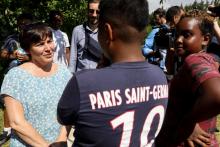 Annick Girardin rencontre des habitants de Saint-Denis de la Réunion le 17 mars 2019